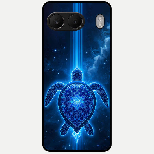  Blue Galaxy Turtle Glass Case For Oneplus Nord 4 back cover – full design glossy printed glass finish