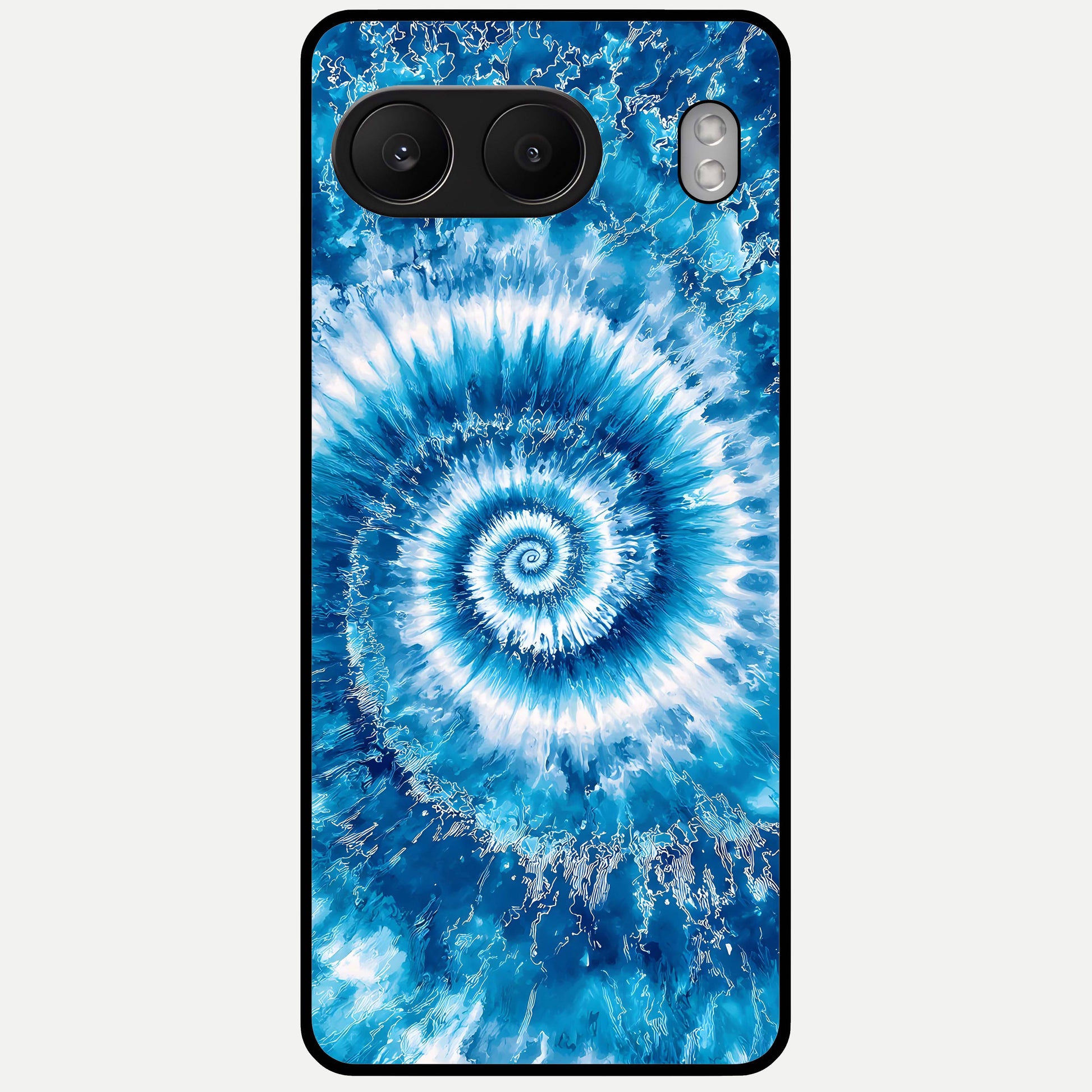  Blue Galaxy Wave Glass Case For Oneplus Nord 4 back cover – full design glossy printed glass finish