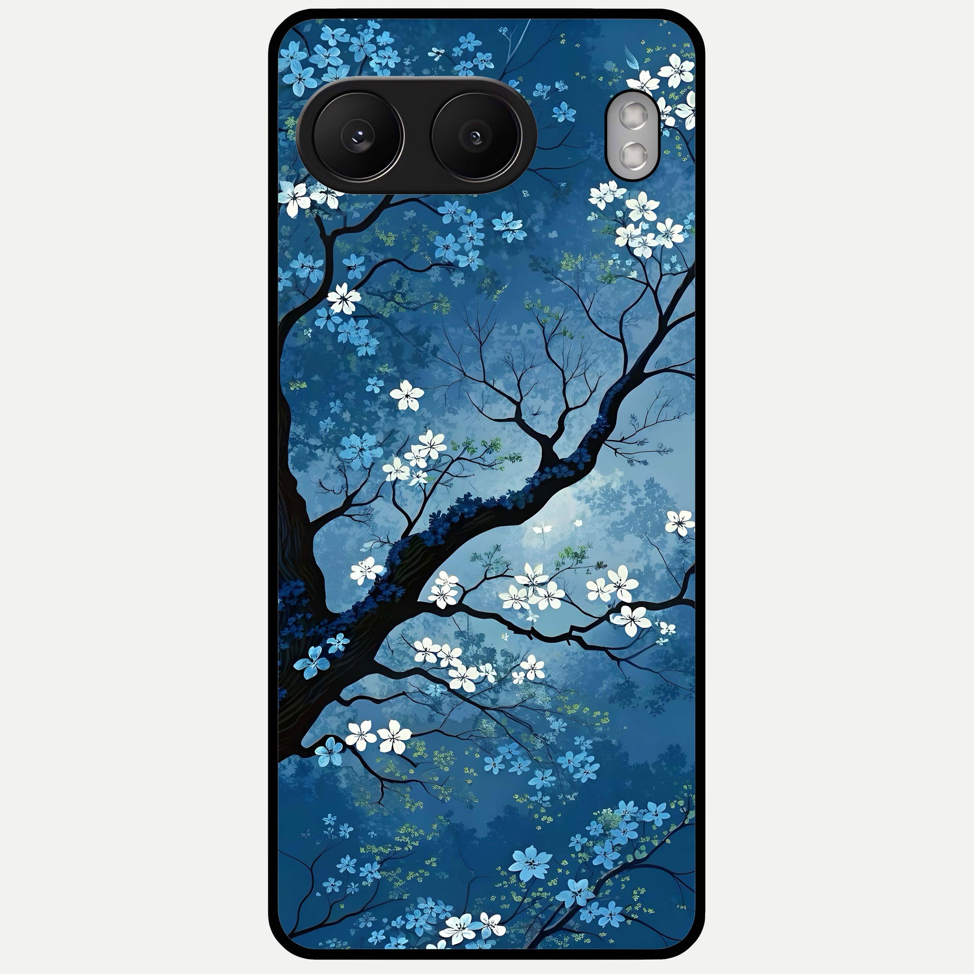  Blue Tree Serenity Glass Case For Oneplus Nord 4 back cover – full design glossy printed glass finish