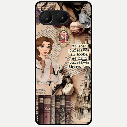  Bookish Dream World Glass Case For Oneplus Nord 4 back cover – full design glossy printed glass finish