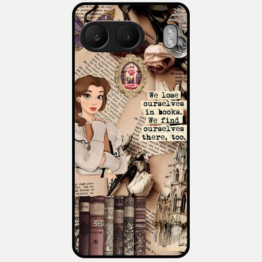  Bookish Dream World Glass Case For Oneplus Nord 4 back cover – full design glossy printed glass finish