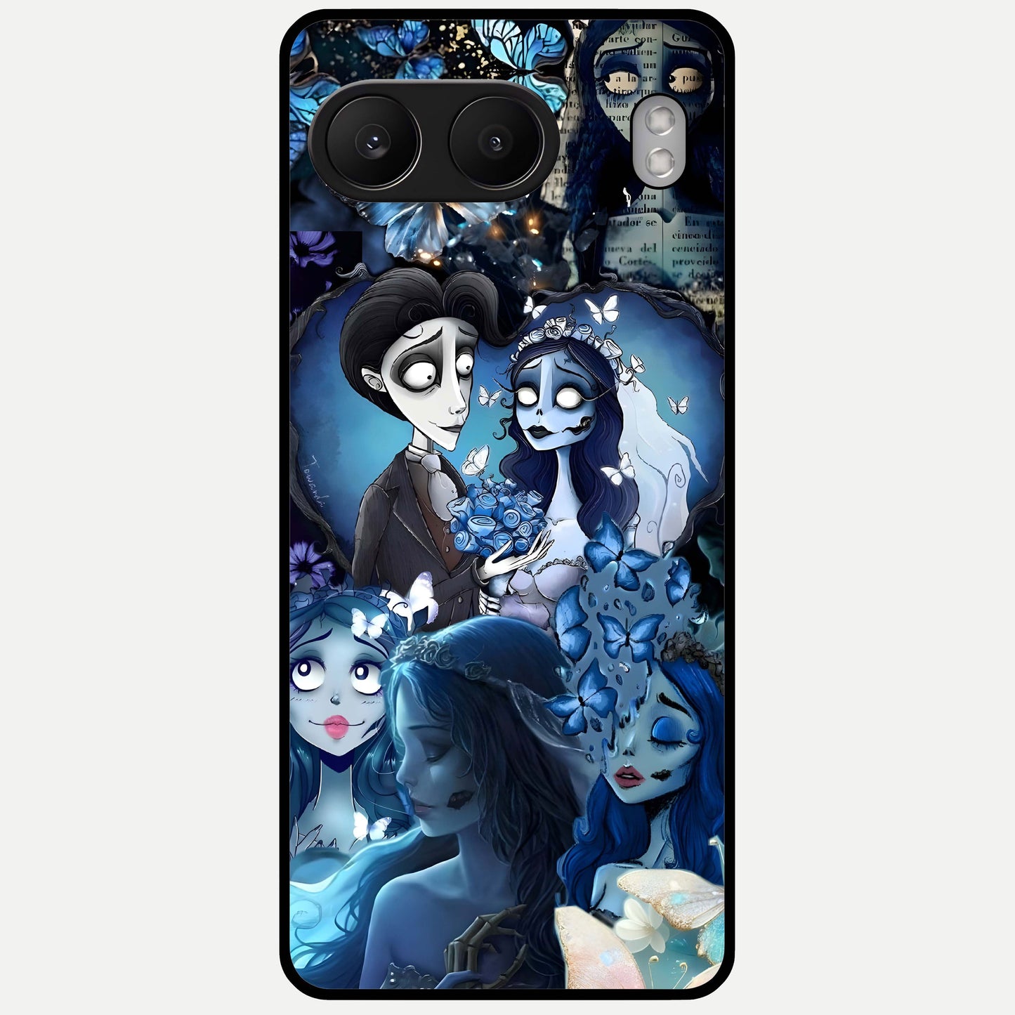  Butterfly Ghost Soul Glass Case For Oneplus Nord 4 back cover – full design glossy printed glass finish