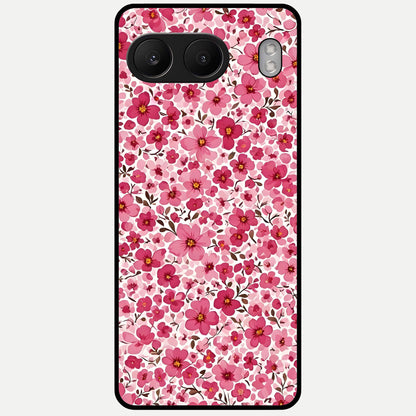  Cherry Blossom Charm Glass Case For Oneplus Nord 4 back cover – full design glossy printed glass finish