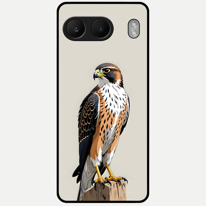  Clever Eagle Glass Case For Oneplus Nord 4 back cover – full design glossy printed glass finish