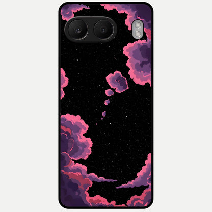  Cosmic Cloud Journey Glass Case For Oneplus Nord 4 back cover – full design glossy printed glass finish