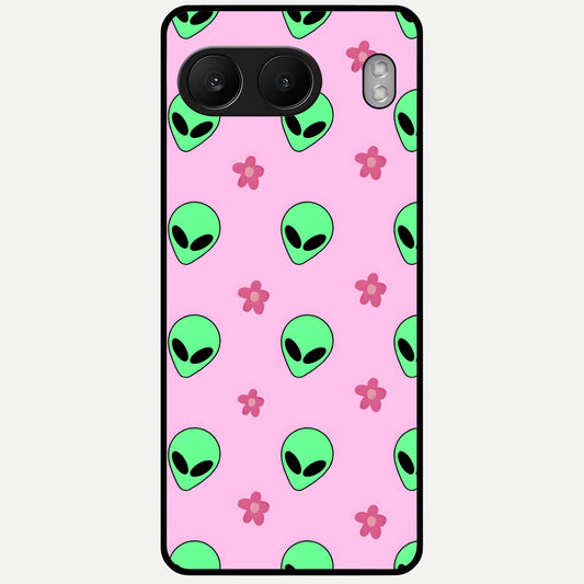  Cosmic Cute Crush Glass Case For Oneplus Nord 4 back cover – full design glossy printed glass finish