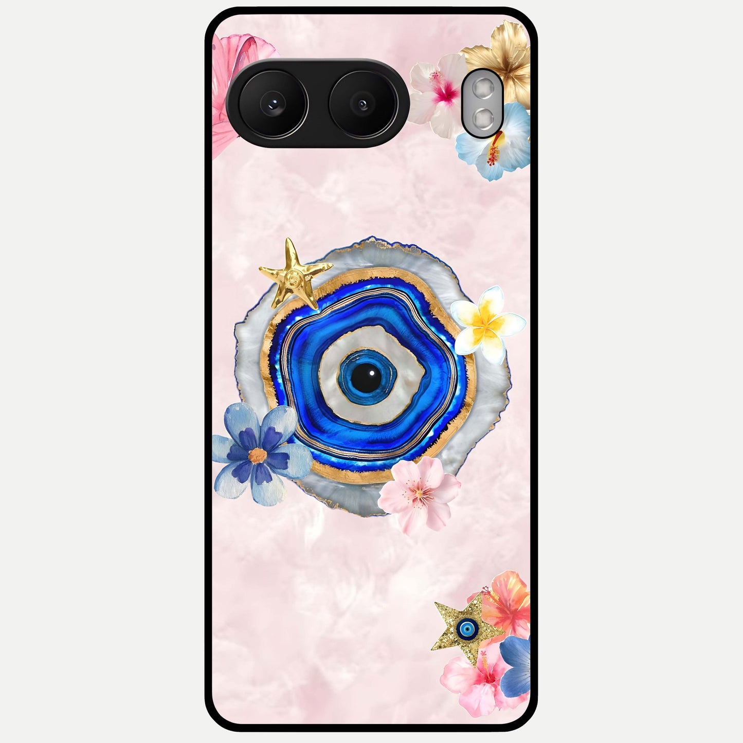  Divine Aura Bloom Glass Case For Oneplus Nord 4 back cover – full design glossy printed glass finish
