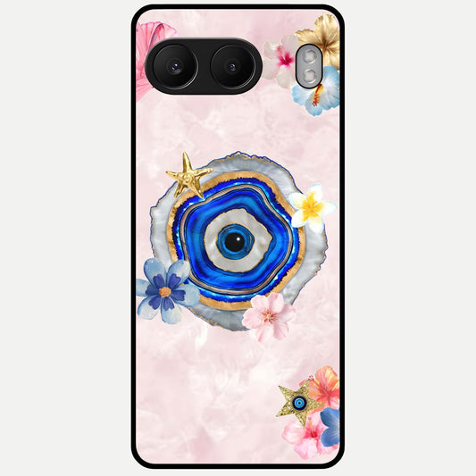  Divine Aura Bloom Glass Case For Oneplus Nord 4 back cover – full design glossy printed glass finish