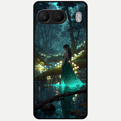  Enchanted Forest Glow Glass Case For Oneplus Nord 4 back cover – full design glossy printed glass finish