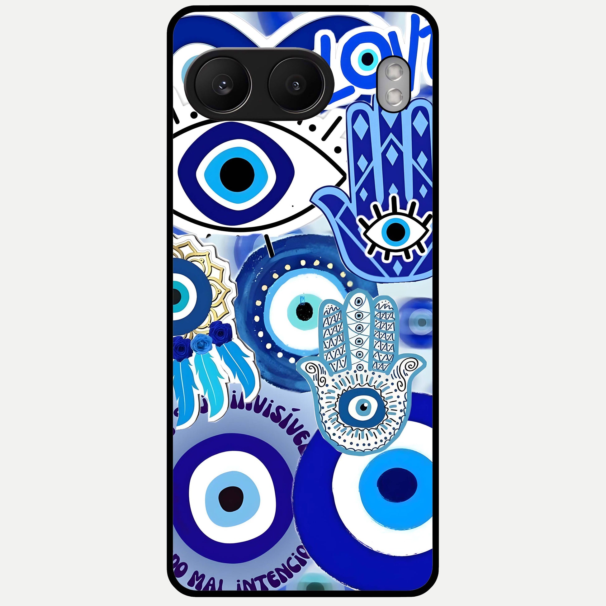  Evil Eyes Dream Glass Case For Oneplus Nord 4 back cover – full design glossy printed glass finish