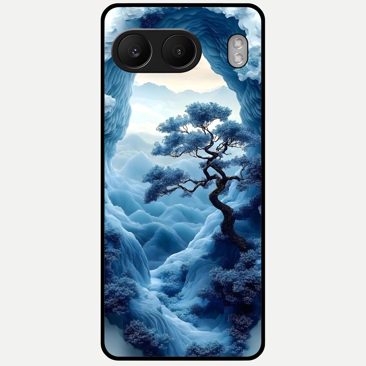  Frozen Serenity Gate Glass Case For Oneplus Nord 4 back cover – full design glossy printed glass finish