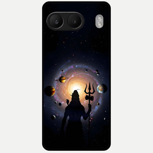  Galactic Shiva Vision Glass Case For Oneplus Nord 4 back cover – full design glossy printed glass finish