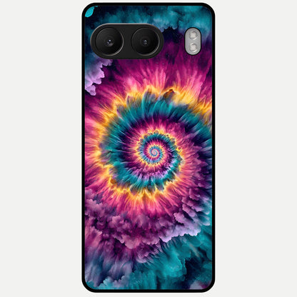  Galactic Spiral Burst Glass Case For Oneplus Nord 4 back cover – full design glossy printed glass finish