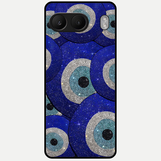  Galaxy Eye Flow Glass Case For Oneplus Nord 4 back cover – full design glossy printed glass finish