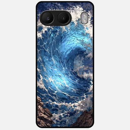  Giant Ocean Wave Glass Case For Oneplus Nord 4 back cover – full design glossy printed glass finish