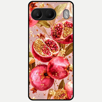  Golden Bloom Glow Glass Case For Oneplus Nord 4 back cover – full design glossy printed glass finish