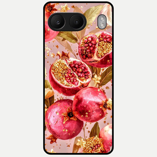  Golden Bloom Glow Glass Case For Oneplus Nord 4 back cover – full design glossy printed glass finish