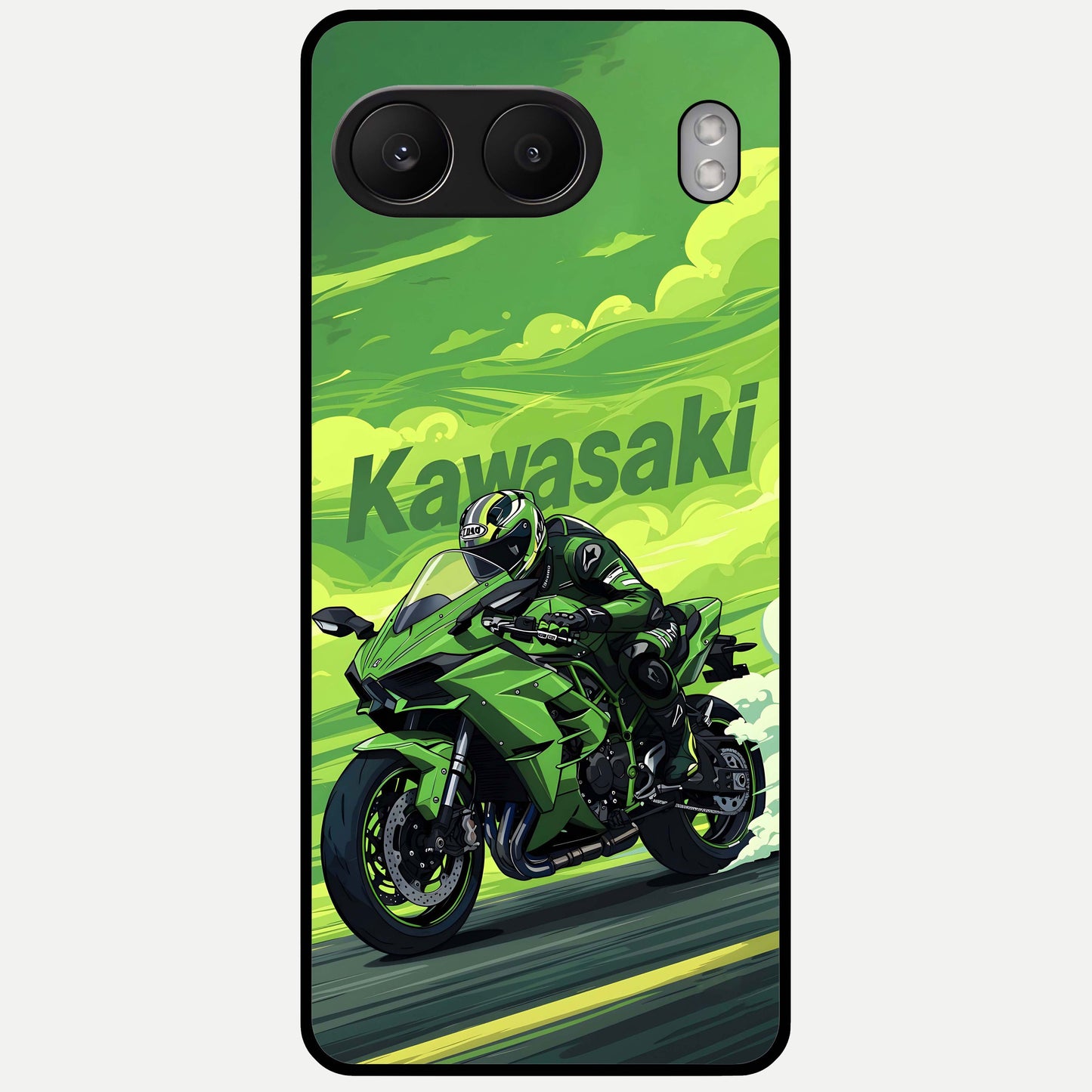  Greenery Sky Glass Case For Oneplus Nord 4 back cover – full design glossy printed glass finish