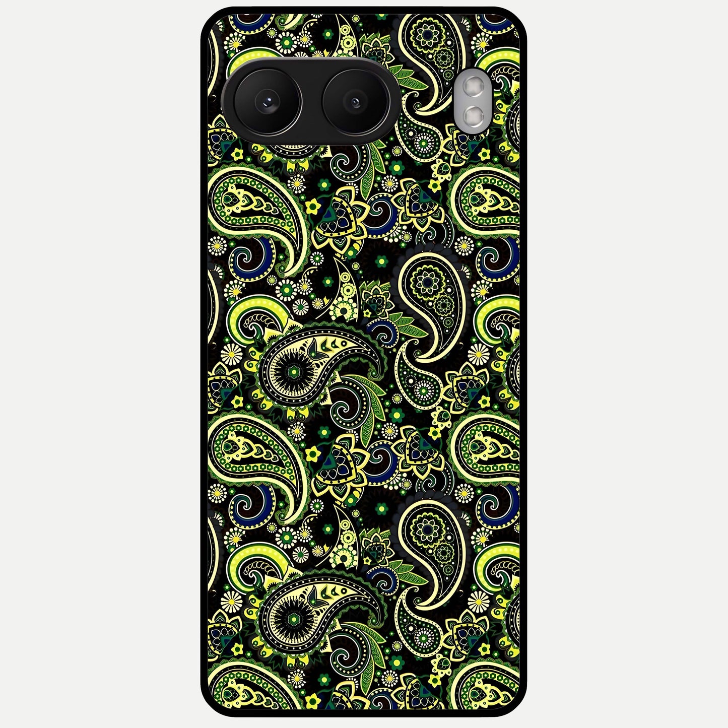 Green Lemon Glass Case For Oneplus Nord 4 back cover – full design glossy printed glass finish