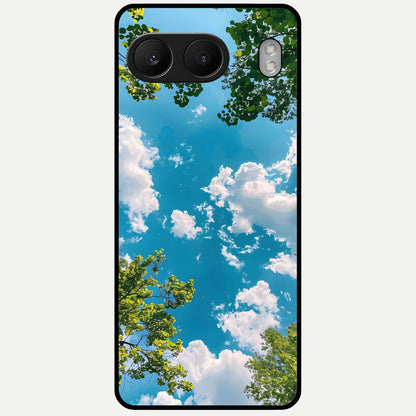  Green Moon Energy Glass Case For Oneplus Nord 4 back cover – full design glossy printed glass finish