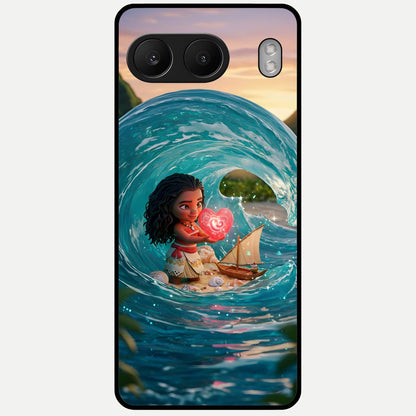  Heart of Ocean Glass Case For Oneplus Nord 4 back cover – full design glossy printed glass finish