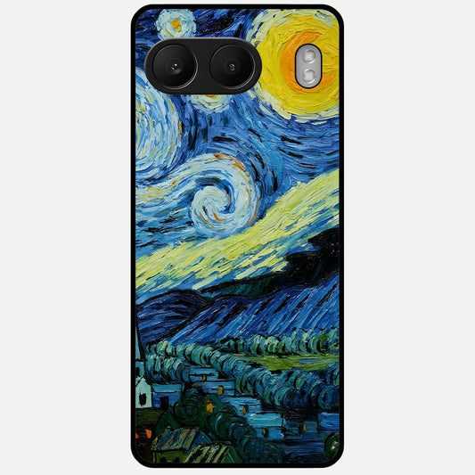  Inspired Van Gogh Art Glass Case For Oneplus Nord 4 back cover – full design glossy printed glass finish