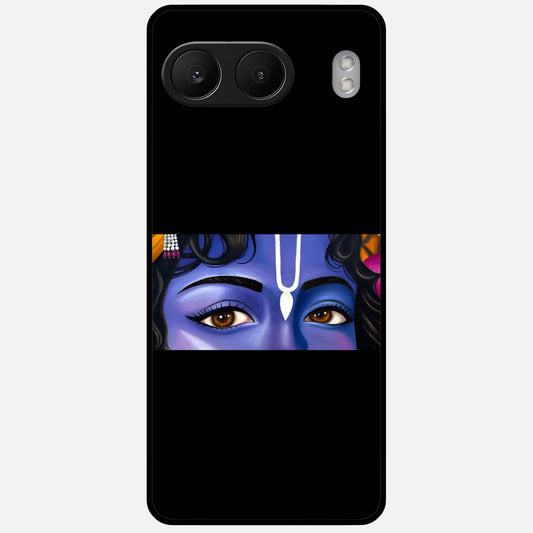  Krishna Eye Glass Case For Oneplus Nord 4 back cover – full design glossy printed glass finish