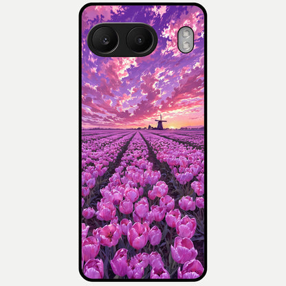  Lavender Dream Skies Glass Case For Oneplus Nord 4 back cover – full design glossy printed glass finish