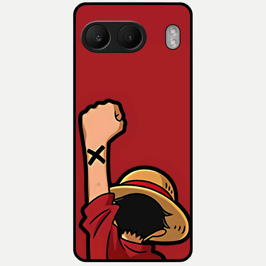  Luffy X Spirit Glass Case For Oneplus Nord 4 back cover – full design glossy printed glass finish