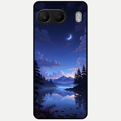  Midnight Lake Peace Glass Case For Oneplus Nord 4 back cover – full design glossy printed glass finish