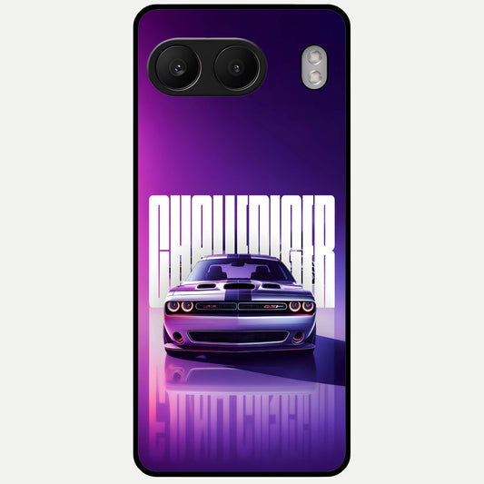  Midnight Muscle Ride Glass Case For Oneplus Nord 4 back cover – full design glossy printed glass finish