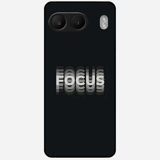  Mono Focus Vision Glass Case For Oneplus Nord 4 back cover – full design glossy printed glass finish