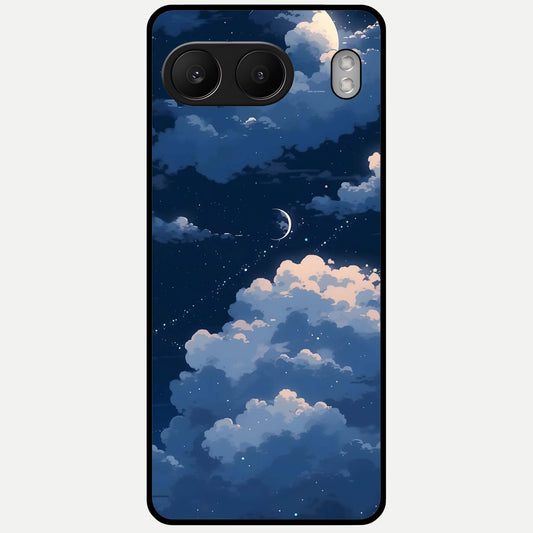  Moon Dream Haze Glass Case For Oneplus Nord 4 back cover – full design glossy printed glass finish