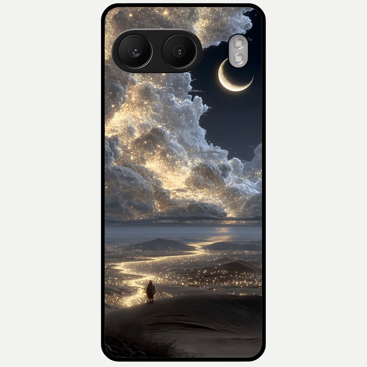  Moonlight Spark Path Glass Case For Oneplus Nord 4 back cover – full design glossy printed glass finish