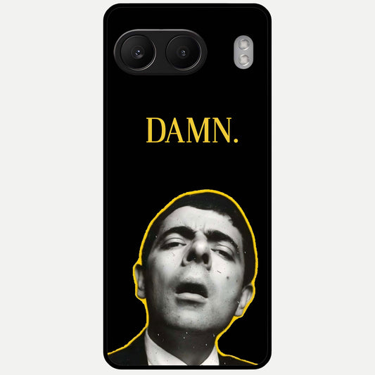  Mr Bean Damn Glass Case For Oneplus Nord 4 back cover – full design glossy printed glass finish