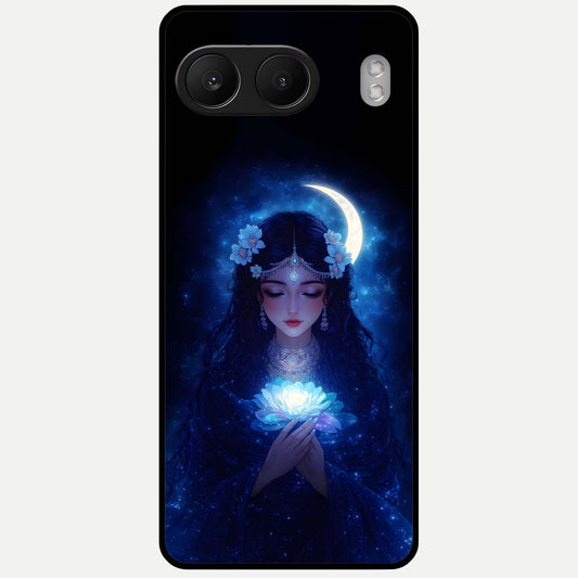  Mystic Moon Queen Glass Case For Oneplus Nord 4 back cover – full design glossy printed glass finish