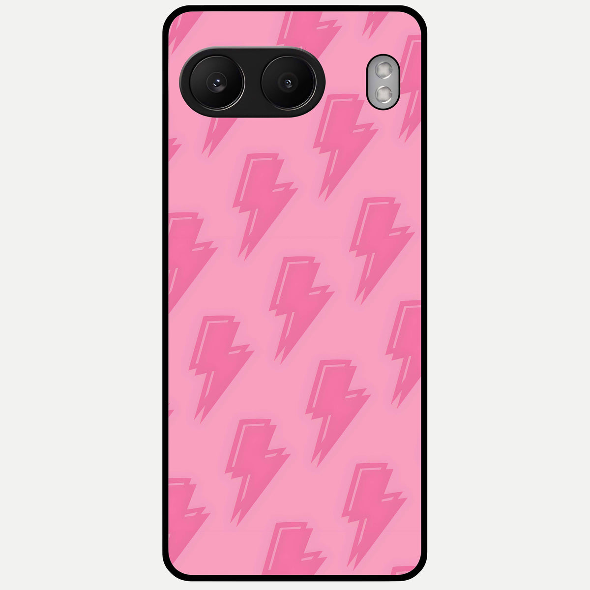  Pink Moo Magic Glass Case For Oneplus Nord 4 back cover – full design glossy printed glass finish
