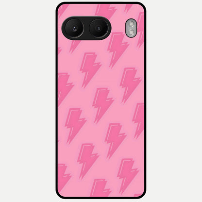  Pink Moo Magic Glass Case For Oneplus Nord 4 back cover – full design glossy printed glass finish