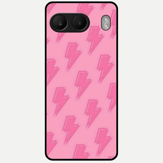  Pink Moo Magic Glass Case For Oneplus Nord 4 back cover – full design glossy printed glass finish