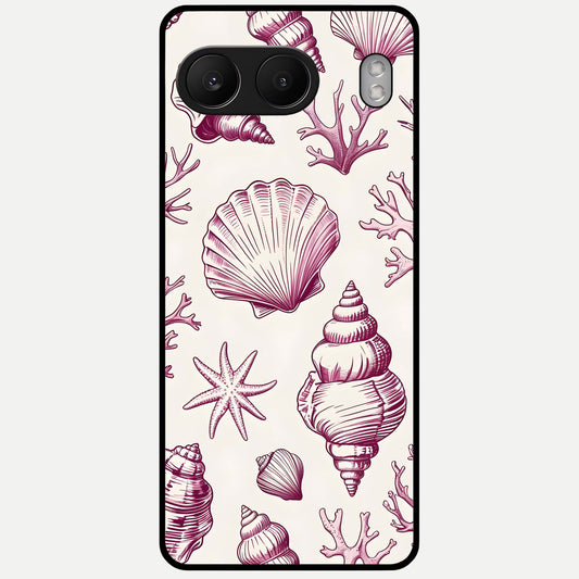  Pink Power Sparks Glass Case For Oneplus Nord 4 back cover – full design glossy printed glass finish