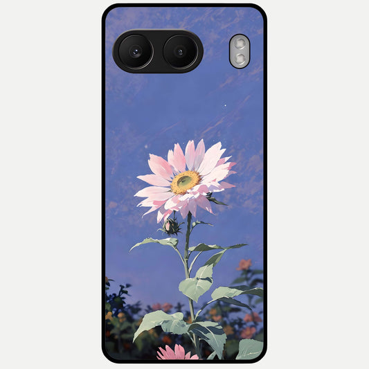  Pink Shells Outline Glass Case For Oneplus Nord 4 back cover – full design glossy printed glass finish