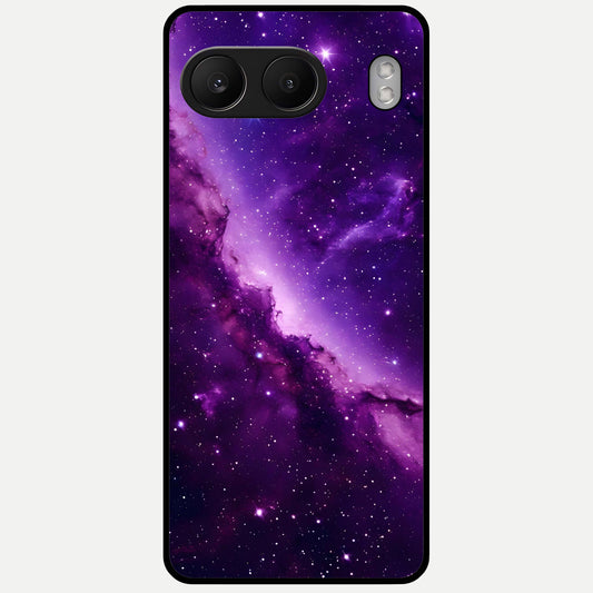  Purple Shade Sky Glass Case For Oneplus Nord 4 back cover – full design glossy printed glass finish