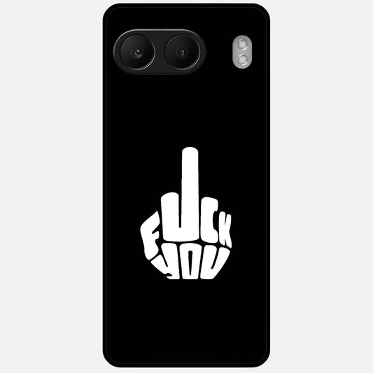  Rebel Mode On Glass Case For Oneplus Nord 4 back cover – full design glossy printed glass finish