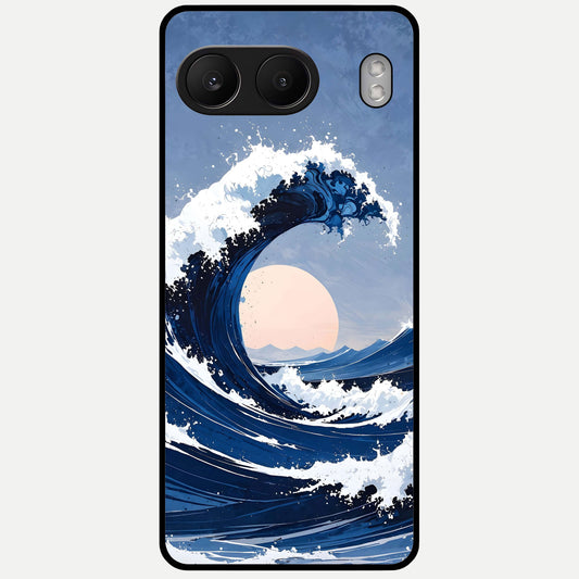  Rising Tide Power Glass Case For Oneplus Nord 4 back cover – full design glossy printed glass finish