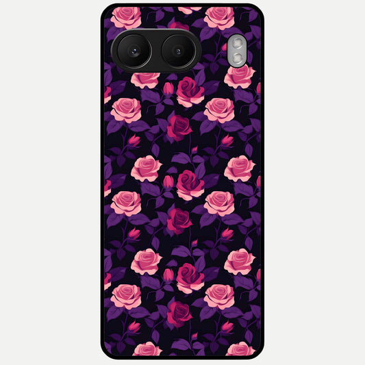  Rose Garden Twilight Glass Case For Oneplus Nord 4 back cover – full design glossy printed glass finish