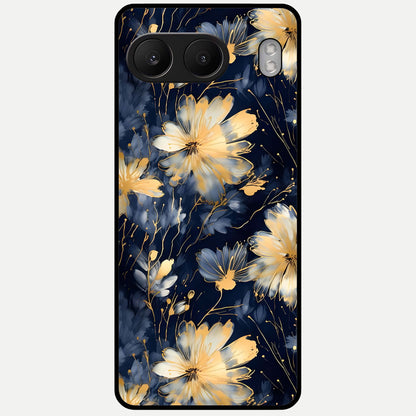  Royal Petal Dream Glass Case For Oneplus Nord 4 back cover – full design glossy printed glass finish