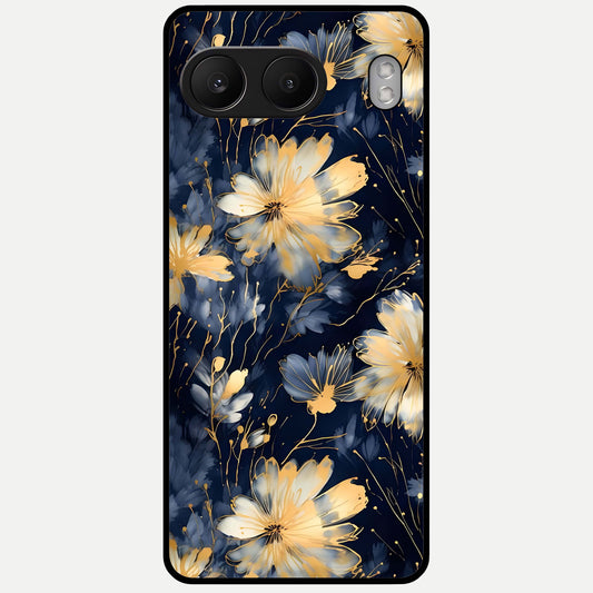  Royal Petal Dream Glass Case For Oneplus Nord 4 back cover – full design glossy printed glass finish