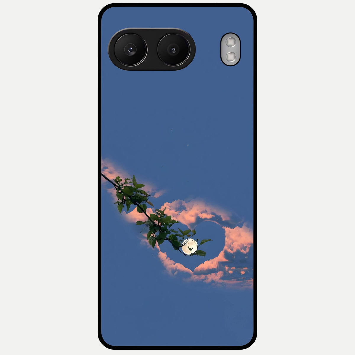  Sky Under Tree Glass Case For Oneplus Nord 4 back cover – full design glossy printed glass finish