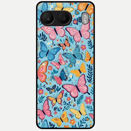 Spring Wing Garden Glass Case For Oneplus Nord 4 back cover – full design glossy printed glass finish