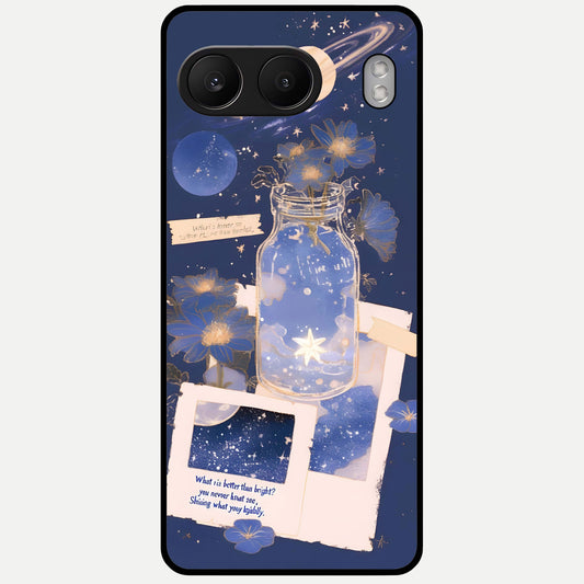  Starlit Cosmic Jar Glass Case For Oneplus Nord 4 back cover – full design glossy printed glass finish